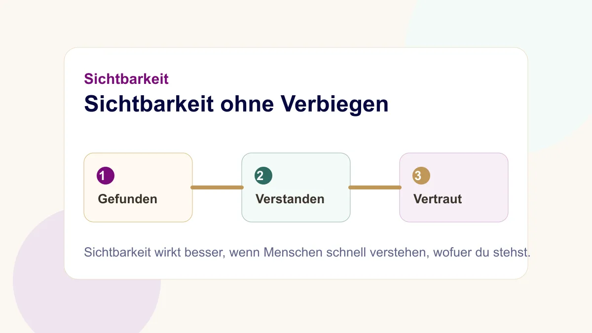 Sichtbarkeit mit Google vom Gefundenwerden über Verstehen bis zu Vertrauen